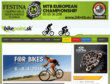 Tablet Screenshot of bikepoint.sk